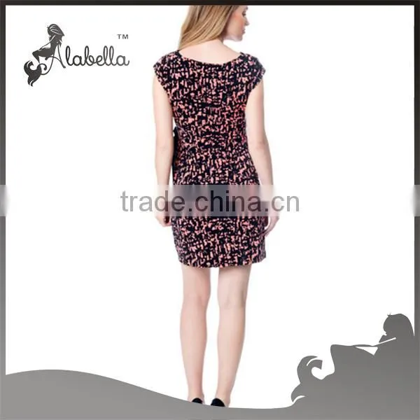 2015 Fashion Printed Maternity Maxi dress