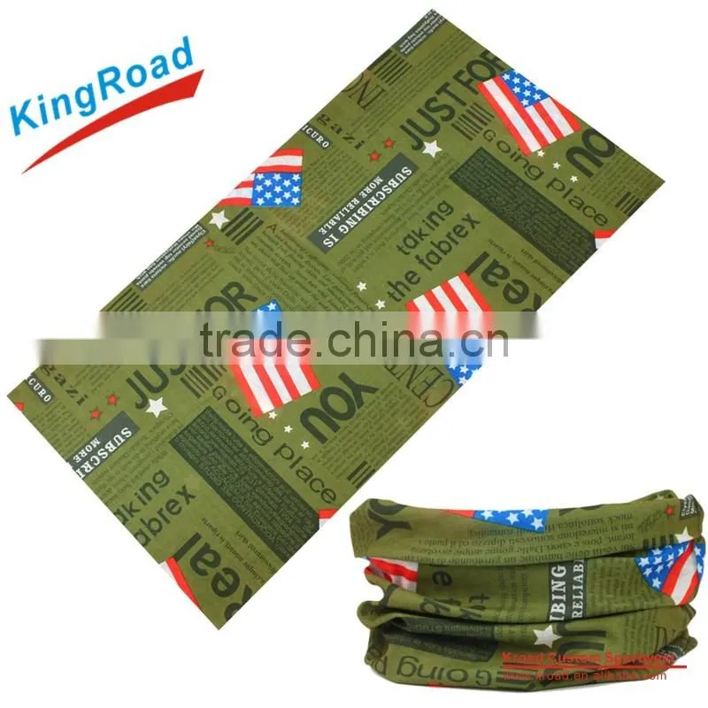Coolmax Breathable cycling scarf/ seamless outdoor sport head scarf/printed cover scarf