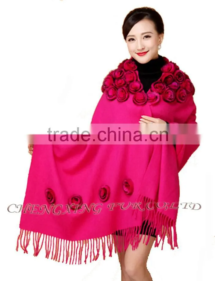CX-B-P-37B Ladies Fashion Cashmere Fringes For Shawls