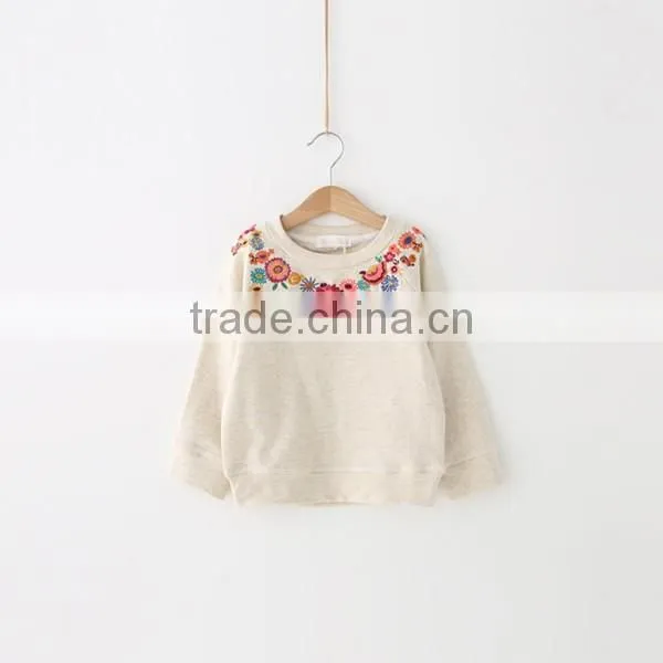 girls fashion shirts embroidery pullover designs sweater