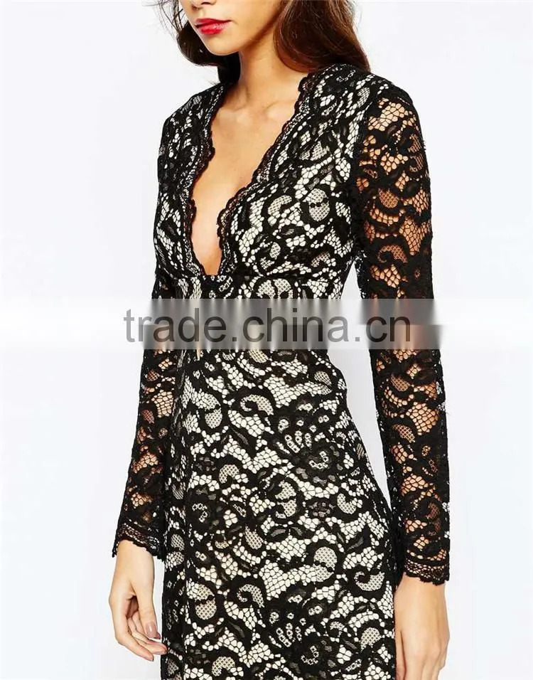 China clothing factory new customize fashion ladies dress sexy ladies dress