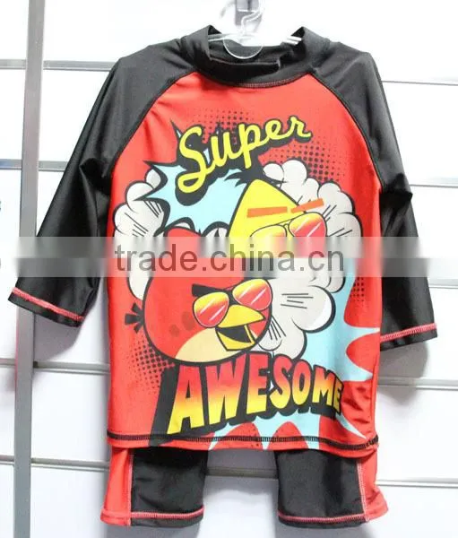 Long Sleeve Kids Swimwear For Boys