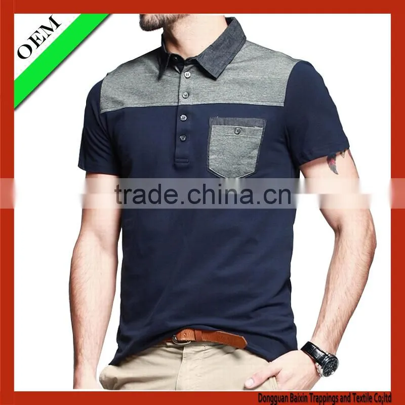 high quality fashion polo shirt With Short Sleeve