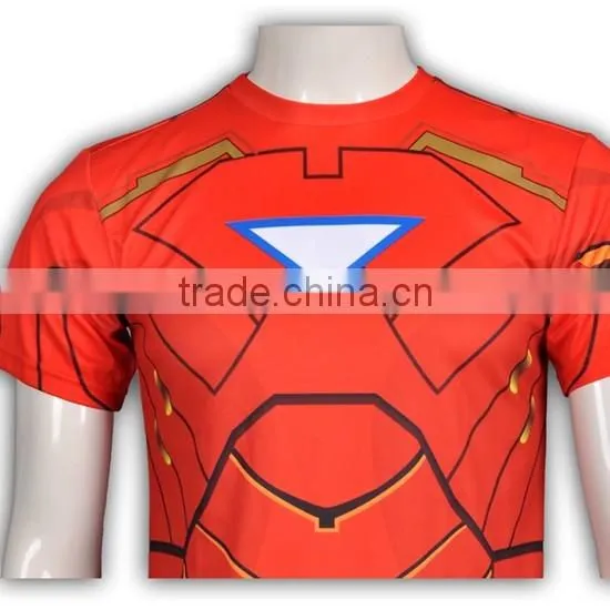 3D sublimation printed t-shirt manufacturers dry fit shirt sublimation t shirt