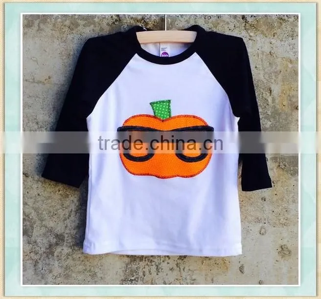 Cold shoulder halloween white top black sleeve with letter trick wool shawls bohemian tops tunics