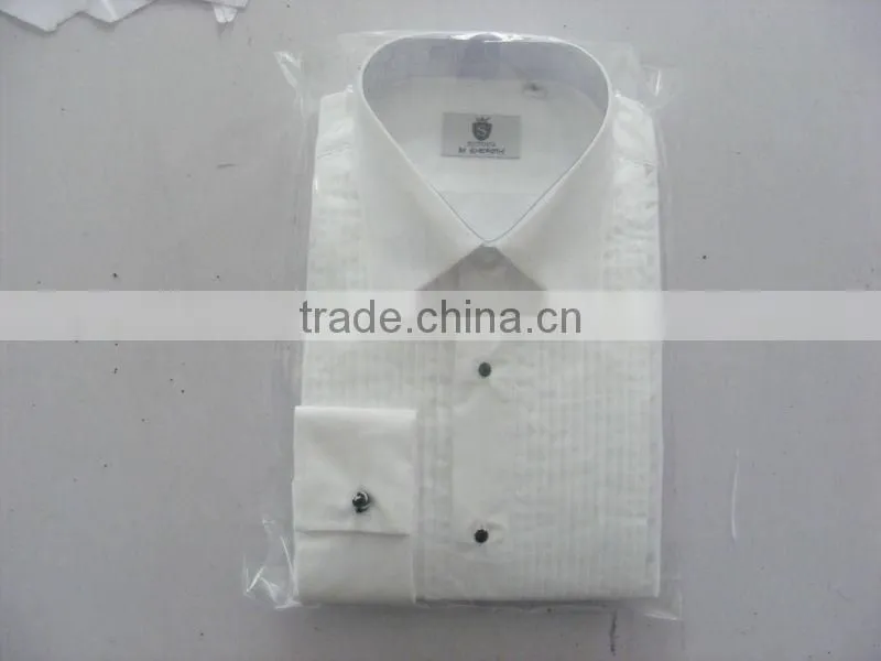 2016 men's lay down collar wedding tuxedo shirts