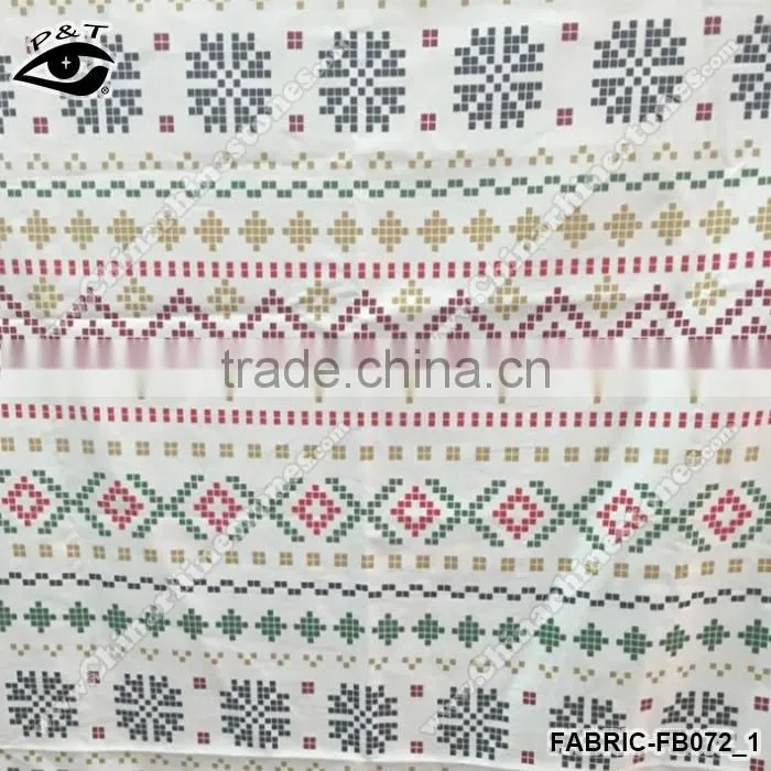 New pattern japanese printed linen fabric for table sofa curtain
