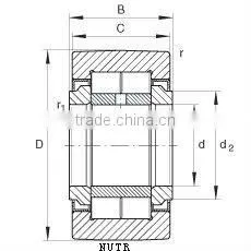 NUTR4090 Yoke type track roller bearing