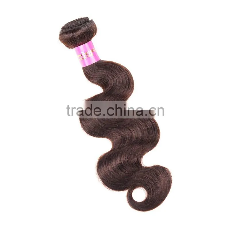 Wholesale price high quality 2# color body wave hair , Malaysian hair