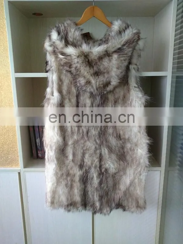 Genuine Possum Fur long vest for Women