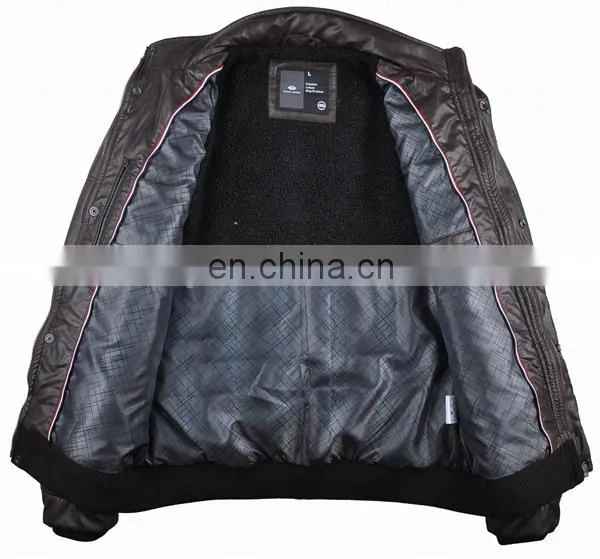 2015 new model istanbul garment pU leather jacket