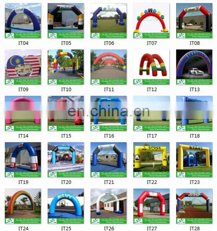 inflatable start finish arch for sport games