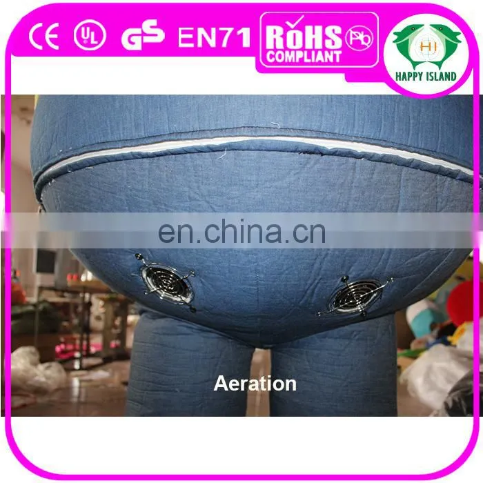 HI CE Lovely giant inflatable pig fat animals costume