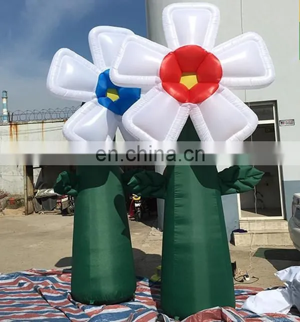 inflatable flower for outdoor yard display