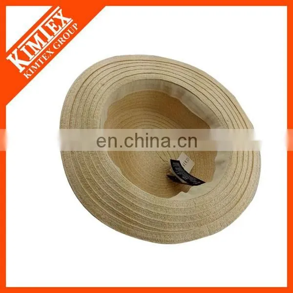 2017 Fashion customized straw hat with logo