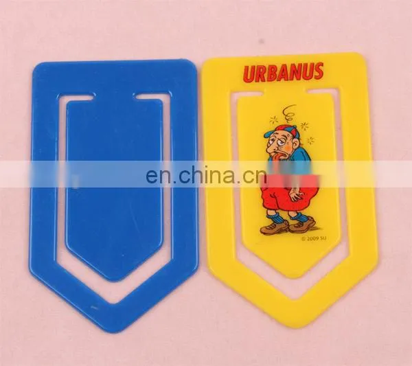 BSCI hot selling plastic advertising paper clips