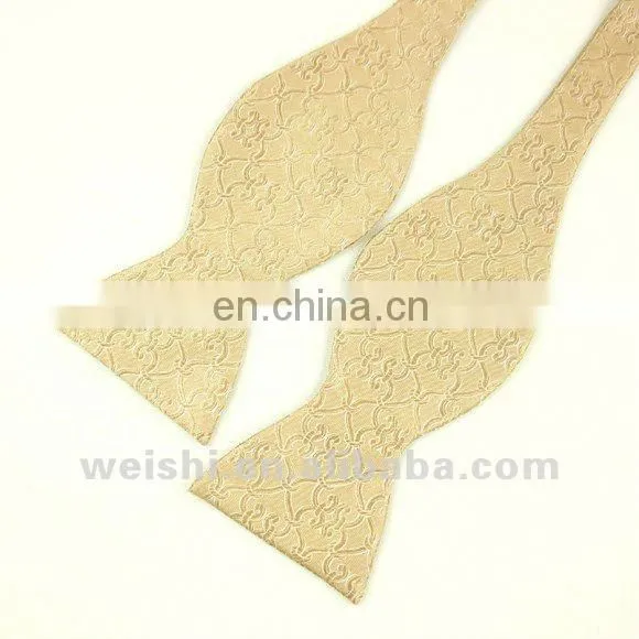 Elegant men's contract pattern microfibre self bow ties in the style of Korea