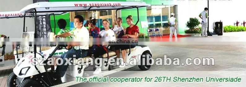 Fourstar green 8 seater electric farm cart utility vehicle