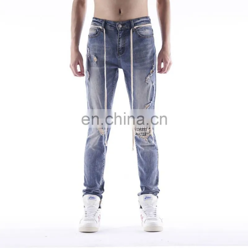 DiZNEW Fashion Hot Seller Jeans Casual Slim Jean Classic Trousers Denim Pants Men