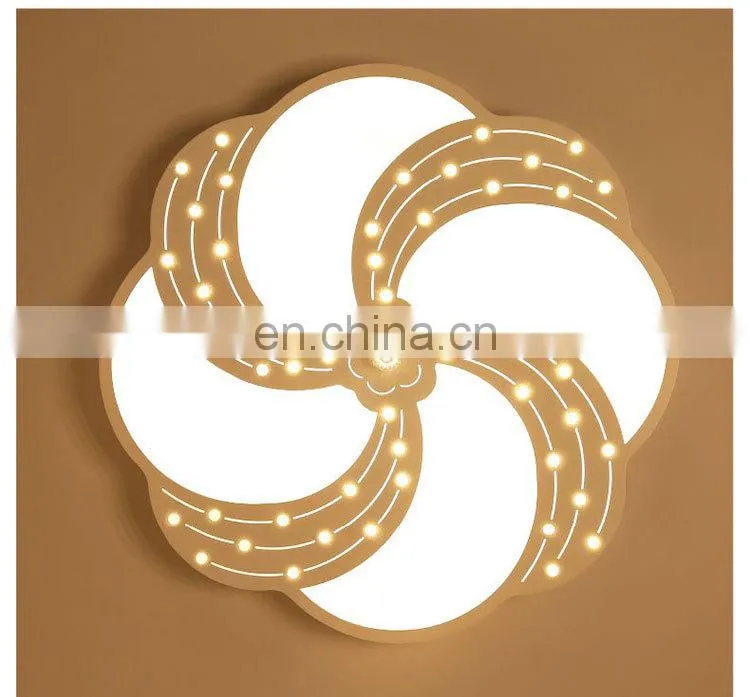 Factory hot sales romantic warm living room LED ceiling lamp lights bedroom modern simple restaurant lights