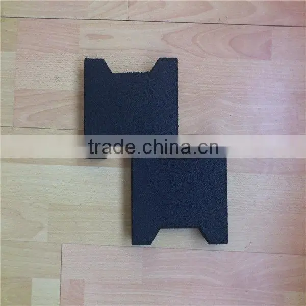 Dogbone rubber paver/ pathway rubber paver
