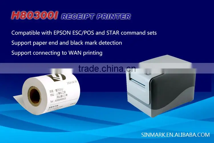 thermal printer for labels and barcodes/80mm dot matrix receipt printer