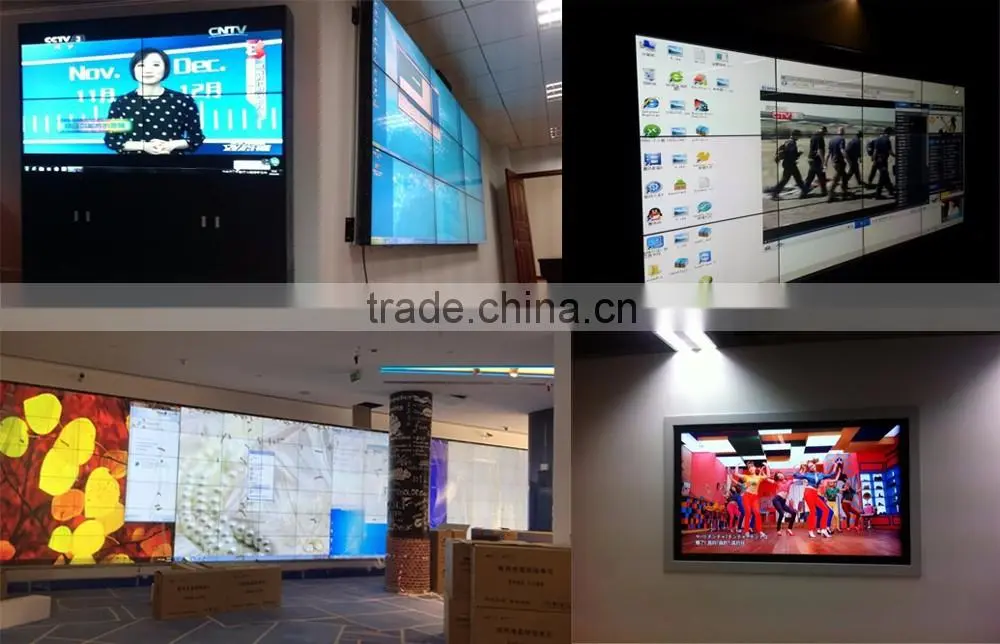 450nits brightness full HD 4.9mm ultra narrow bezel 47 inch lcd led video wall