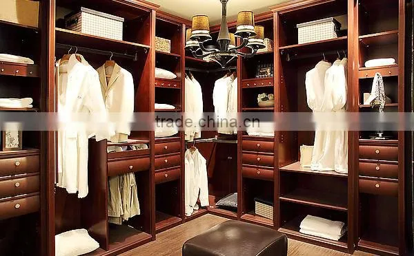 Classic Wooden Wardrobe , fabric wardrobe closet