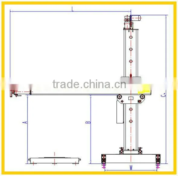 boom and column welding