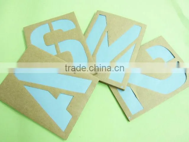 Paper stencil cards,paper stencils,plastic shape stencils