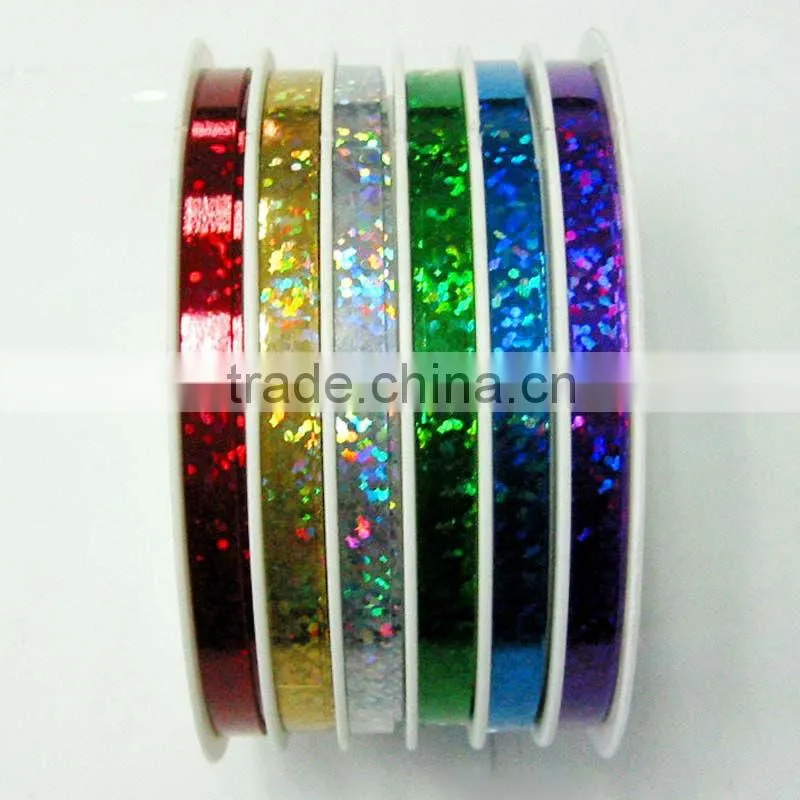 Giftwrap10m long*5mm wide ribbon assortidessin