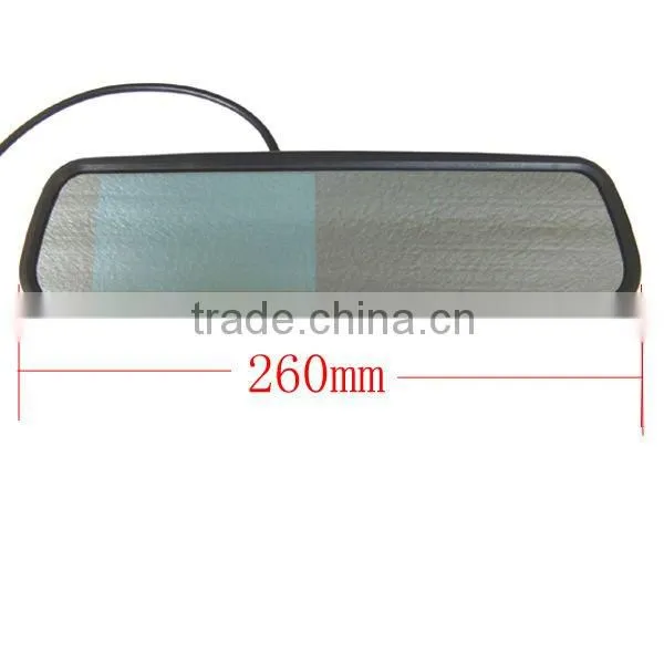 4.3inch original rear view mirror monitor,AV signal auto detect power on/off