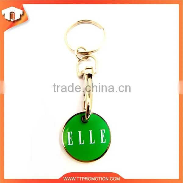 Fashionable design competitive price metal trolley coin,shopping trolley coin
