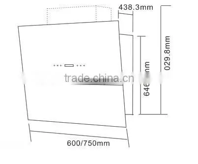 kitchen smoke absorbing chimney hood