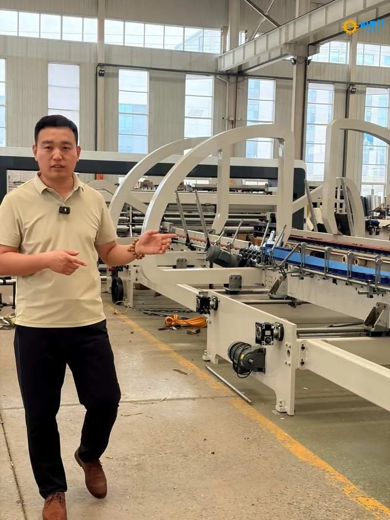 Auto folder gluer stitcher