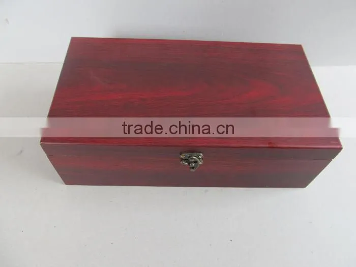 Double bottle wooden wine gift packaging boxes wholesale accept OEM