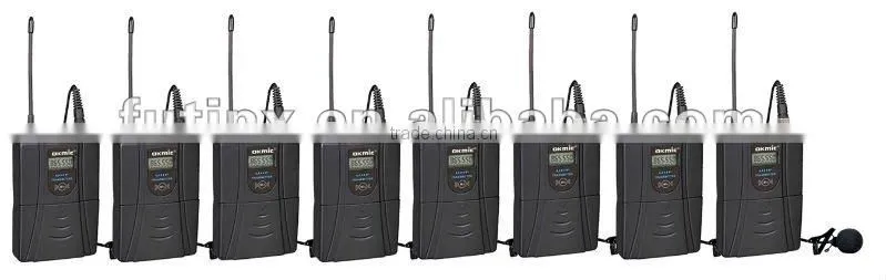 OK-8 UHF/PLL 8 Channel wirelesss microphone system