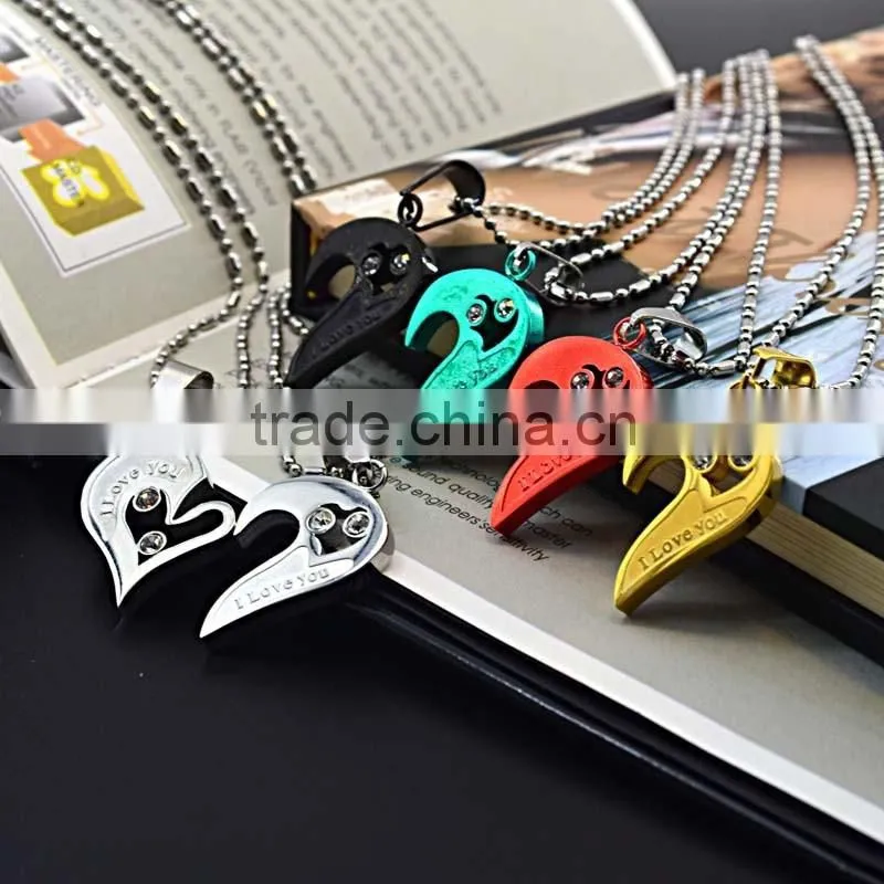 New Products 2016 Mothers Day Gifts Stainless Steel Pendant Pink