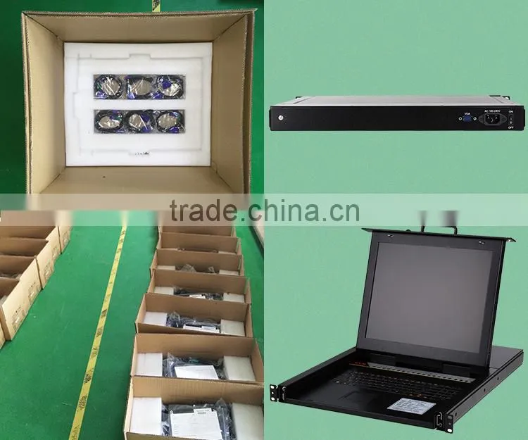 china manufacture 15 inch 4port usb vga lcd kvm switch