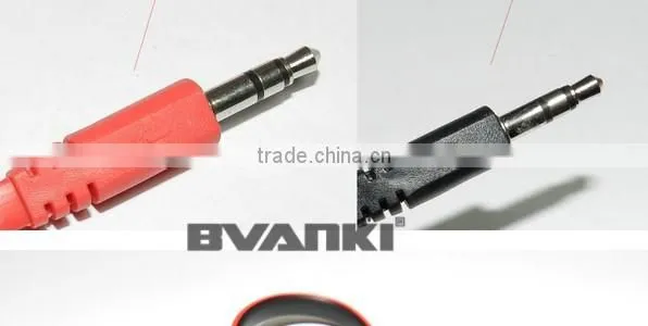 new products 2016 2 in 1 Stereo 3.5mm 2 male to 1 female car audio aux stereo cable free samples