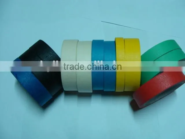 single sided cloth masking tape , heat resistant crepe paper MASKING TAPE