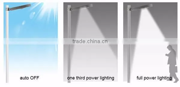 solar grid tie micro inverter pole 30w solar street light