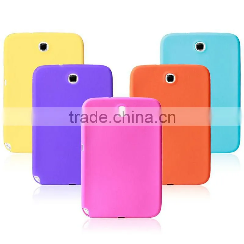 Hot sale Plain Soft Silicone Cover For Samsung Galaxy Note8 N5100 Cover