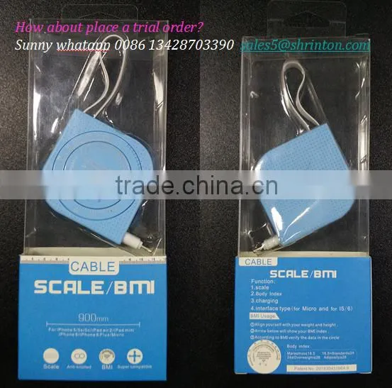 New arrival tape data line 2in1 ,2 in 1 usb cable for iphone and samsung