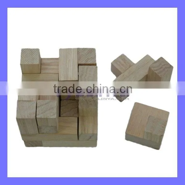 Wood Cube Puzzle Cube Promotional Cule