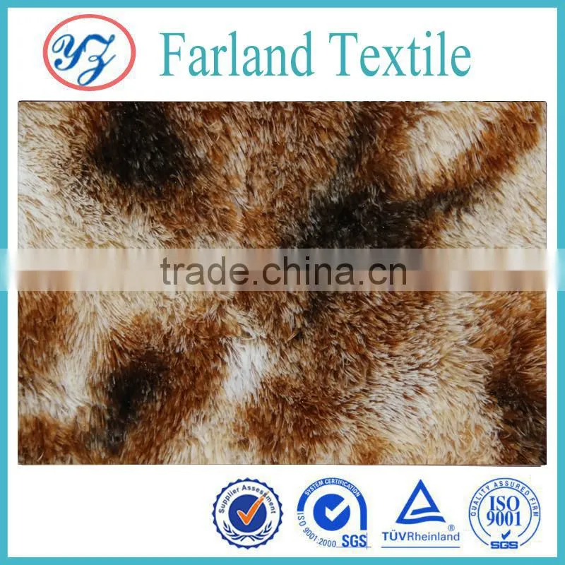 100%polyester textile and apprel fabric PV velvet Plush
