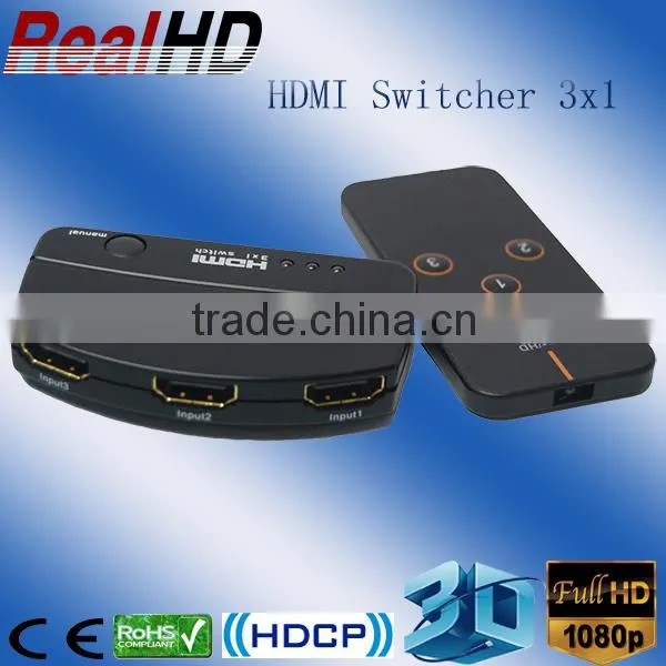 HDMI DVI Switch box 3x1 Super Mini House