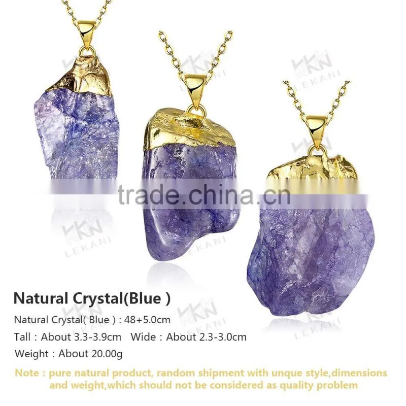 Fashion purple elegant stone necklace pendant