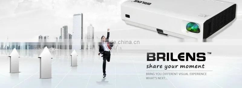Brilens LS1280 Vicky 3800 lumens Shutter 3D laser dlp led projector/led smart tv china/projector for outdoor advertising