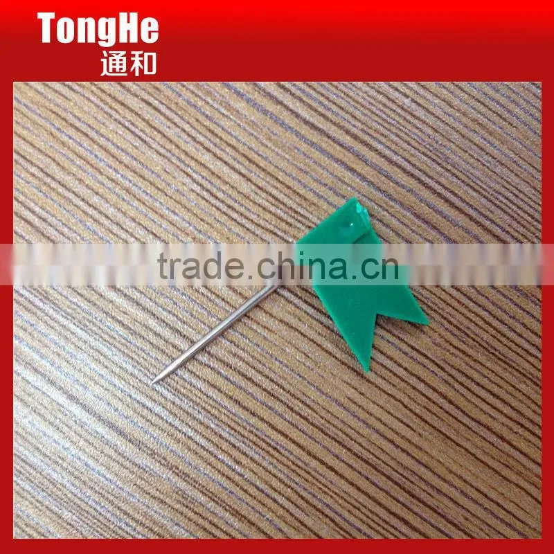 Colorful Decorative Plastic Flat Flag Pins for Gifts